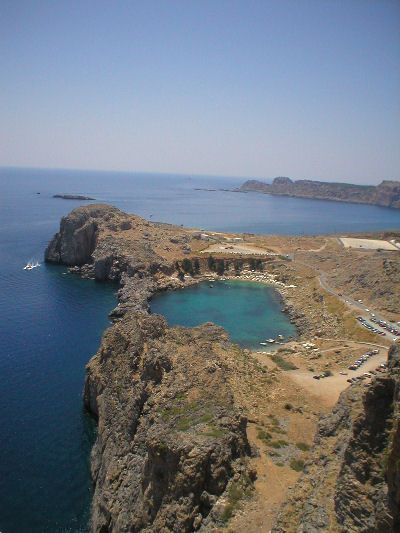 01 juli 2006 Rhodos - Lindos - Haven van apostel Paulus