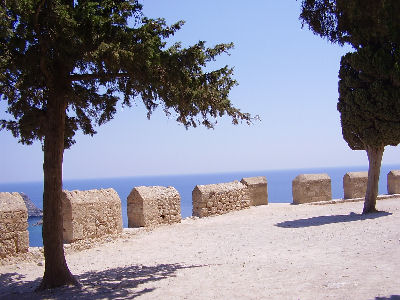 01 juli 2006 Rhodos - Lindos - Uitzicht