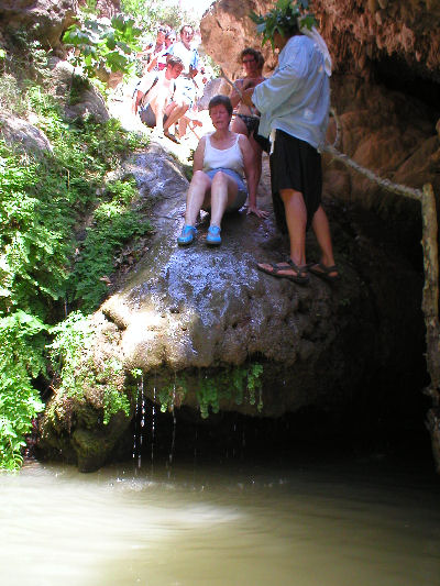 28 juni 2006 Rhodos - Glijden naar beneden - Ogen Dicht!